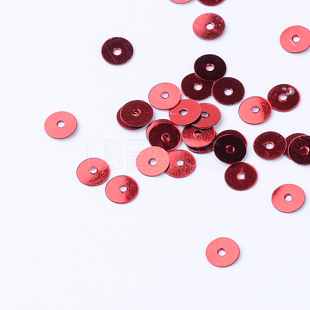 Ornament Accessories Plastic Paillette Beads X1-PVC-R014-4mm-03-1