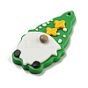 Saint Patrick's Day Handmade Polymer Clay Pendants CLAY-E008-02C-2