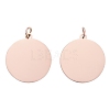 Ion Plating(IP) 304 Stainless Steel Pendants STAS-I311-06RG-1