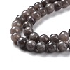 Natural Mashan Jade Round Beads Strands G-D263-8mm-XS29-3