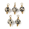 Natural Dalmatian Jasper Pendants GG-CBA5E56-07G-02-1