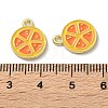 Fruit Alloy Enamel Charms X1-PALLOY-S058-01LG-09-3