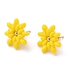 Flower Stud Earrings EJEW-JE04392-2