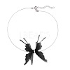 Butterfly Gauze Crystal Rhinestone Choker Necklaces FS-WG41A31-02-3