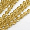 Glass Beads Strands EGLA-E010-8x12mm-11-2
