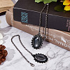 Alloy Graduation Cap Brim Chains Tassel Photo Charms DIY-SC0020-64-4