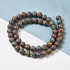 Synthetic Malachite Dyed Beads Strands G-P507-02A-06-2