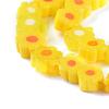 Handmade Millefiori Glass Bead Strands LAMP-J035-6mm-06-3
