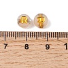 Luminous Transparent Acrylic Beads OACR-P037-01B-R-4