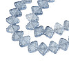 Electroplate Glass Beads Strand X-EGLA-S188-20-A02-3