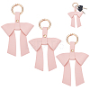 PU Leather Keychains KEYC-WH0029-129B-1