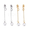 304 Stainless Steel Chain Tassel Earrings EJEW-I248-19-1