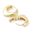 Rack Plating Brass Teardrop Hoop Earrings EJEW-B027-12G-2