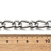 304 Stainless Steel Twisted Curb Link Chains CHS-A016-12P-A-2