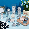 120Pcs 3 Styles Round Aluminium Tin Cans CON-WA0001-14-4
