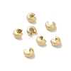 Brass Crimp Beads Covers FIND-Z039-07A-G-2