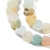 Natural Flower Amazonite Beads Strands G-M403-A34-02-4