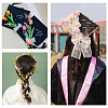 46Pcs 17 Style Cloth Rose Flower AJEW-GF0008-83-5