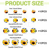40Pcs 4 Styles Handmade Porcelain Beads PORC-TADJ0001-08A-3