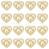   16Pcs 2 Style Alloy Pendants FIND-PH0007-23-1