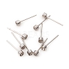 304 Stainless Steel Stud Earring Settings STAS-L244-48A-P-1