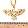 201 Stainless Steel Pendant Necklaces NJEW-C066-18G-3