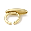 Brass Open Cuff Rings RJEW-Q778-48G-3