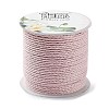 20M Polyester Braided Cord for Jewelry Making OCOR-G015-04A-15-2