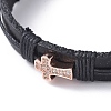 Unisex Adjustable Cord Bracelets BJEW-JB04702-04-2