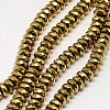 Electroplate Non-magnetic Synthetic Hematite Beads Strands G-J160-D-02-1