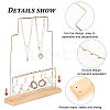 Iron Multi-Tier Earring Display Organizer Holder EDIS-WH0035-05LG-4