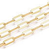 Brass Paperclip Chains CHC-T018-52G-1