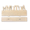 Natural Wood Display Decorations DJEW-O001-05-3