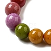Dyed Natural Malaysia Jade Beads Strands G-G021-02A-17-2