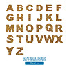 Alphabet Rhinestone Patches FW-TAC0001-01F-9