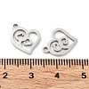 316 Surgical Stainless Steel Charms STAS-Q314-10P-3
