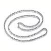 Non-Tarnish 304 Stainless Steel Wheat Chain Necklaces NJEW-D285-14P-1