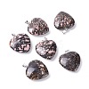 Natural Rhodonite Pendants G-G956-B34-FF-1