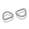 Non-Tarnish 304 Stainless Steel D Rings X-STAS-H136-0P-2