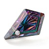 Embossed Glass Rhinestone Pendants GLAA-J101-01A-001VO-4