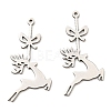 Non-Tarnish 201 Stainless Steel Pendants LS-STAS-M318-21P-1