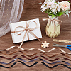 5 Rolls Single Face Polyester Satin Ribbon SRIB-CY0001-38B-4