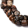 Natural Leopard Skin Jasper Beads Strands G-I389-A09-4