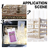 120Pcs Blank kraft Paper Earring Card Holder for Earring Display DIY-PH0009-96A-7