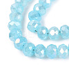 Electroplate Crackle Imitation Jade Glass Beads Strands LS-EGLA-Q131-02B-04-3