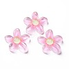 Transparent Epoxy Resin Cabochons CRES-S365-25-1