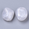 Acrylic Beads X-OACR-R073-09-2