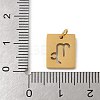 304 Stainless Steel Charms STAS-R001-03G-10-3