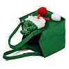 Non-woven Fabrics Christmas Snowman Candy Gift Tote Bags ABAG-C011-01B-2