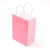 Pure Color Kraft Paper Bags AJEW-G020-B-11-2